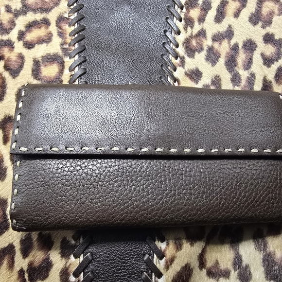 Fendi Leopard Print and Brown Leather Women's Bag And Matching Wallet - Picture 9 of 15